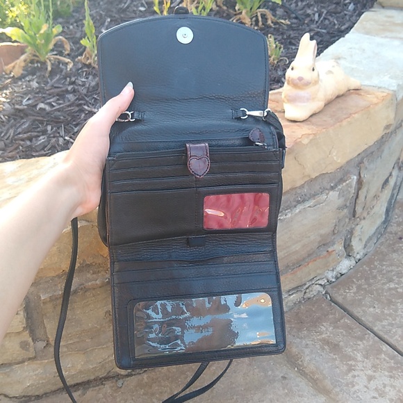 Brighton Leather Nepal Organizer Crossbody Bag RETAIL $310 - Picture 6 of 13